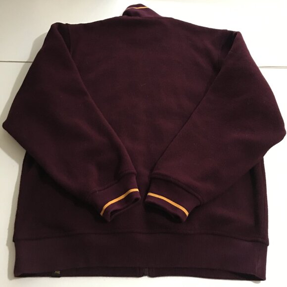 Harry Potter Gryffindor Zip Up Fleece Jacket Patch Logo Bossini Medium - Picture 7 of 9